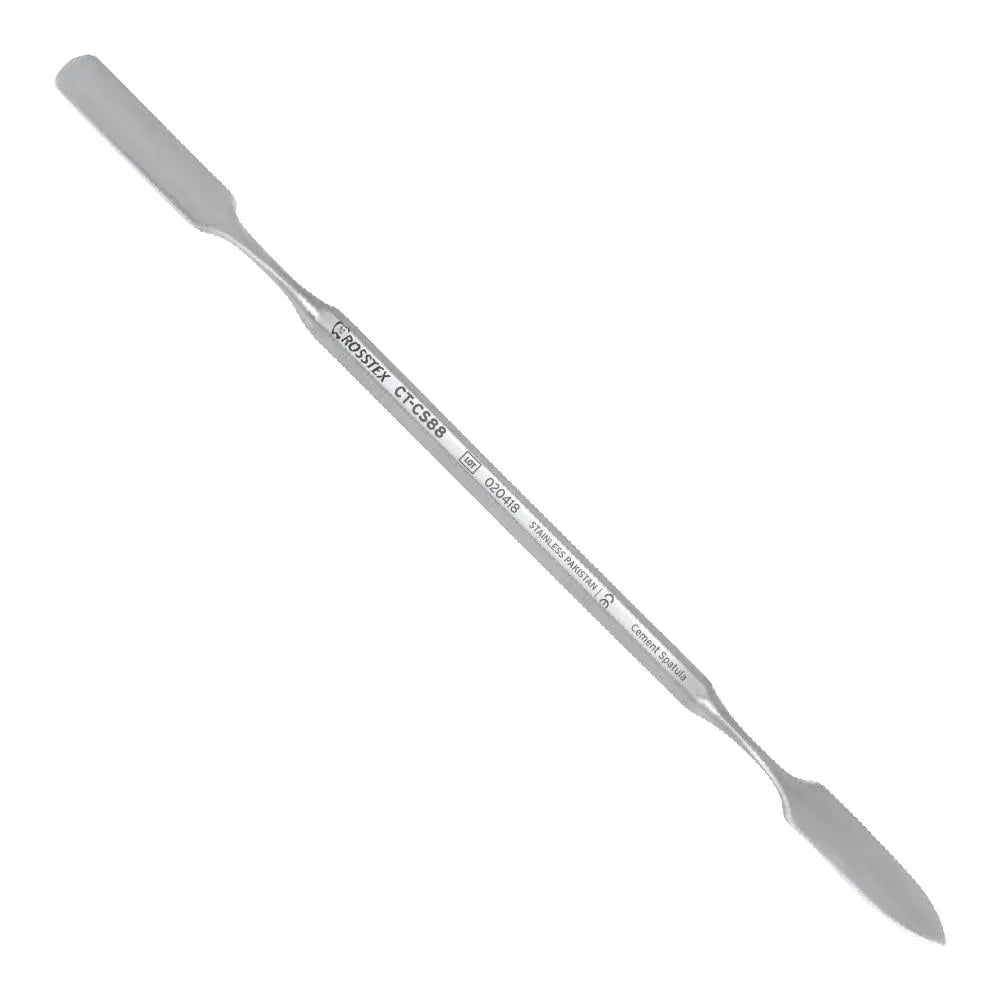 Dental Cement Spatula, 16.5 cm, 8.0mm–8.0mm, Solid Handle No. 3