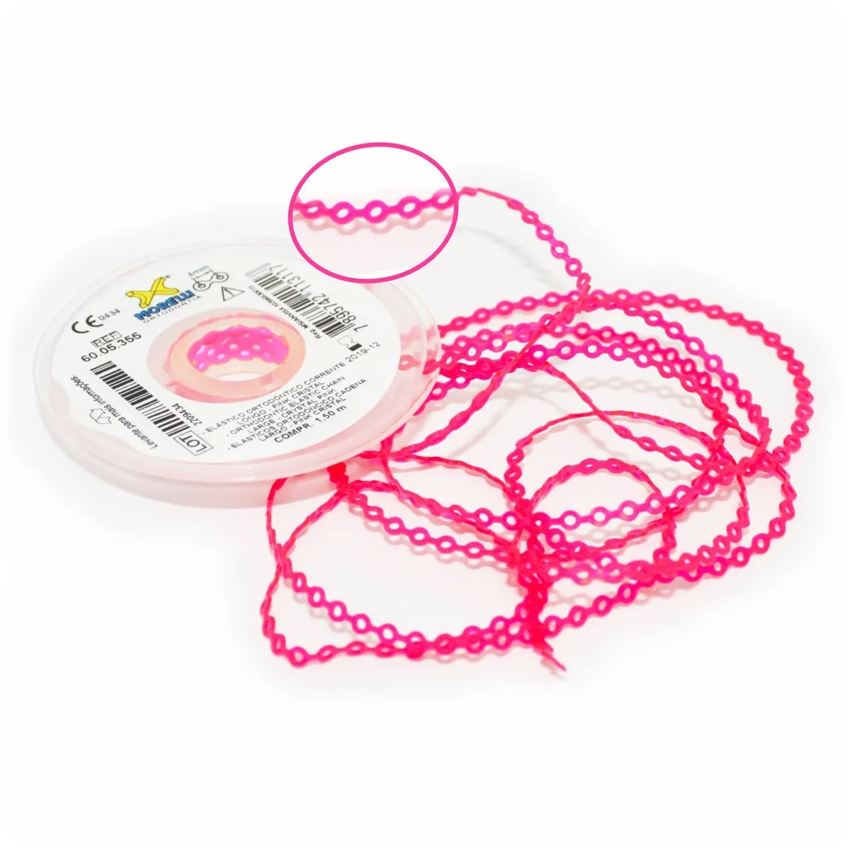 Elastic Chain Long, Crystal Pink
