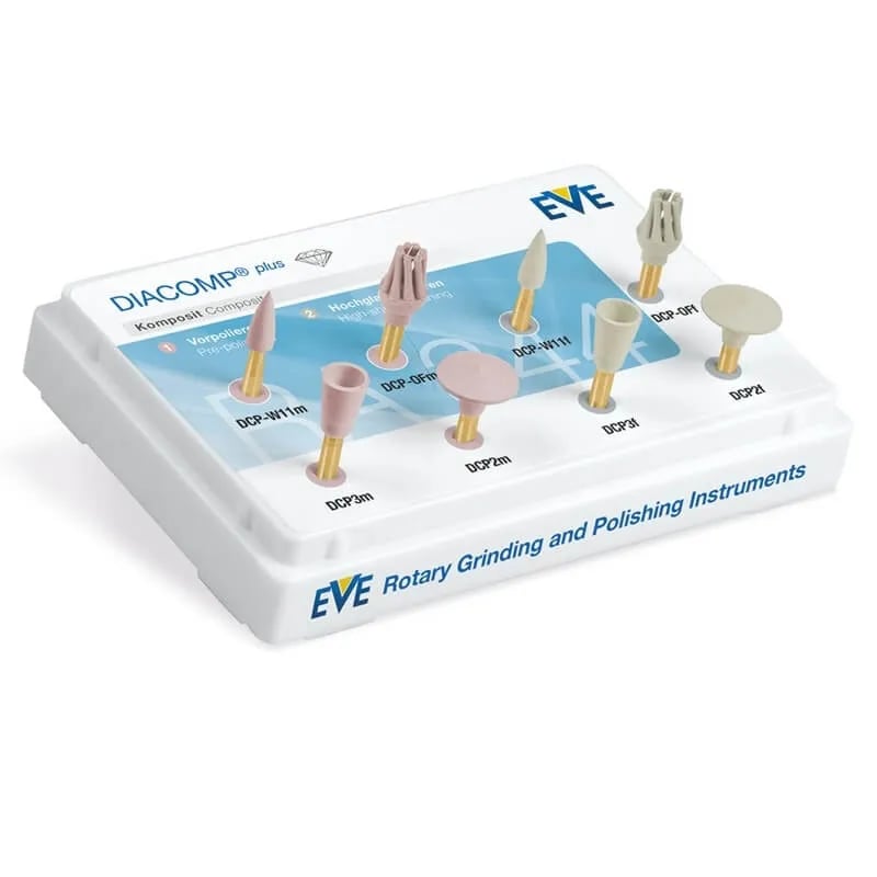 DIACOMP PLUS, Composite Polishing Set, RA, 8 Pieces
